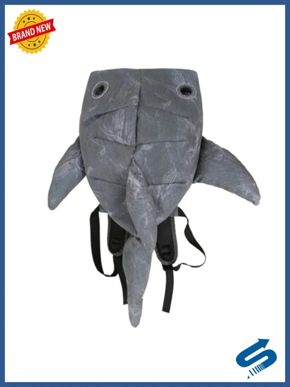 Whale Shark Backpack, Large Capacity Cute Daypack for Adults, Polyester, Travel